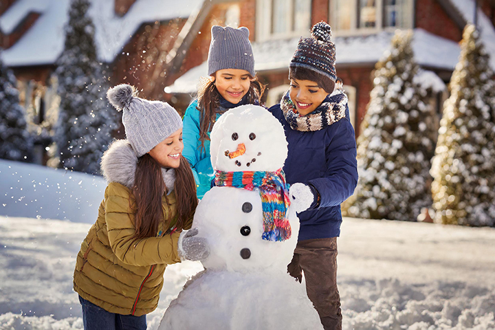 Building Snowman